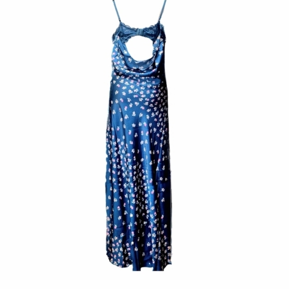 🆕Gossamer Glow Lace Trim Nightgown/Midi Dress by Free People/Intimately - Small - Picture 2 of 15